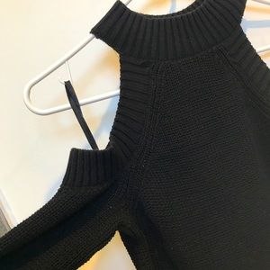 Abercrombie & Fitch Cold Shoulder Sweater Dress